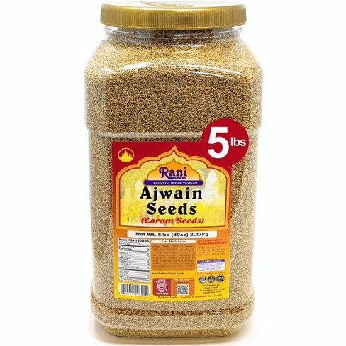 Ajwain Seeds (carom Bishops Weed) - 16oz (1lb) 454g - Rani Brand