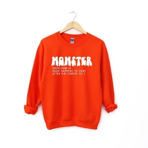 Simply Sage Market Women's Graphic Sweatshirt Halloween Momster Defintion - 1 of 4