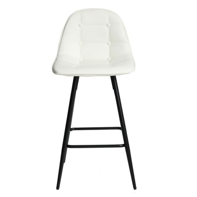 NicBex Set of 2 Bar Stools for Kitchen Island,Modern Counter Bar Stools with Back and Footrest,Bar Chairs for Dining Rooms,Kitchens Islands