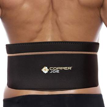 Copper Fit CFBACK-P Compression Back Support Belt - Black with