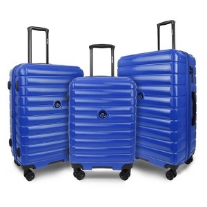 NEW YORK XPRESS LA13601 Hard Shell Expandable Luggage, Spinner Wheels & TSA Lock, Lightweight 20"25"29" - 1 of 4