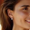 Ross-Simons 7-7.5mm Cultured Pearl and 1.08 ct. t.w. Multicolored Sapphire Drop Earrings With Diamonds in 14kt Yellow Gold - 2 of 3