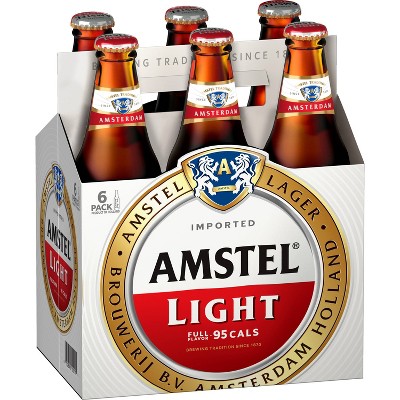 Amstel Light Lager Beer - 6pk/12 fl oz Bottles