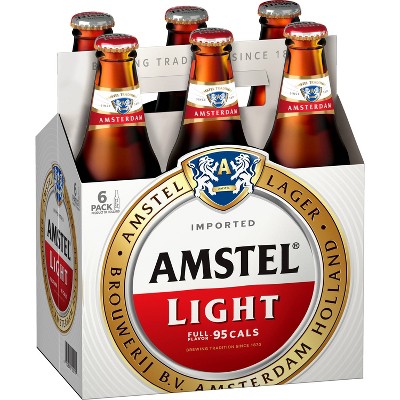 Amstel Light Lager Beer - 6pk/12 fl oz Bottles