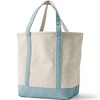 Lands' End Open Top Canvas Tote Bag - 4 of 4