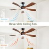 Bella Depot 52" Modern Ceiling Fan with Dimmable Led Light and Remote - 4 of 4