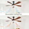 Bella Depot 52" Modern Ceiling Fan with Dimmable Led Light and Remote - image 2 of 4