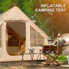 SUGIFT Inflatable Camping Tent with Awning and Skylight, Quick Setup Family Tent, Waterproof, Ventilated, Durable Oxford Fabric, Fits 6 People - 3 of 4