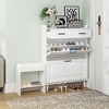 Shoe Cabinet With Shoe Bench - 4 of 4