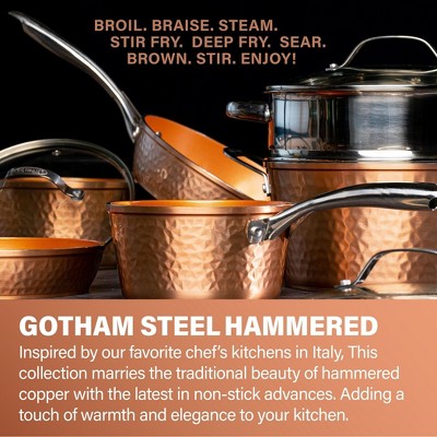 Gotham Steel Hammered Nonstick Fry Pan - Thumbnail 3