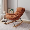 NicBex Accent Chair Rocking Chair Leisure Sofa Chair with Detachable Seat Cushion Glider Rocking Chair for Living Room, Bedroom - 2 of 4