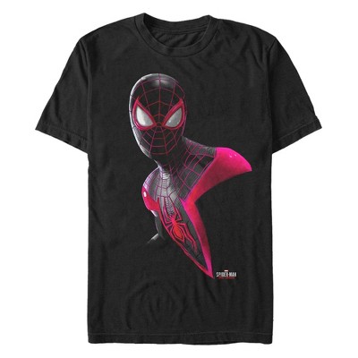 Men's Marvel: Spider-Man: Miles Morales Solo Spidey  T-Shirt - Black - X Large