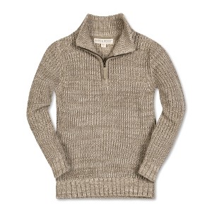 Hope & Henry Boys'  Long Sleeve Half Zip Pullover Sweater, Kids - 1 of 4