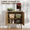 GlasFlength Decorative Storage Cabinets, Self-Serve Lockers Recessed Cabinets In Kitchen and Dining Room Entrance Cabinets - 3 of 4