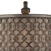 Regency Hill Vichelis 34" Tall Skinny Candlestick Buffet Traditional Vintage End Table Lamps Set of 2 Beige Metal Living Room Bedroom Bedside - 3 of 4