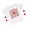 The Juniper Shop Candy Heart Smile Solid Toddler Short Sleeve Tee - 2 of 3