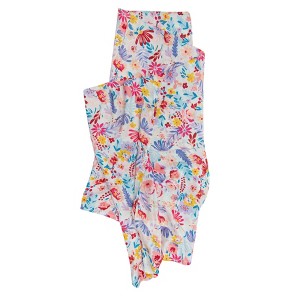 Loulou Lollipop Muslin Swaddle Blanket - Light Field Flowers - 1 of 3