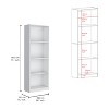 Bookcase, Vertical Design, Home&Office Bookshelf - 3 of 4