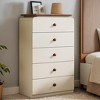 Hommoo 45" Farmhouse 5-Drawer Storage Cabinet, Chest Organizer Unit - 2 of 4