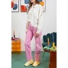 August Sky Women's Spread Collar Half Button Up Knit Pullover - 3 of 3