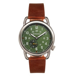 Breed Regulator Leather-Band Watch w/Second Sub-dial - 1 of 4
