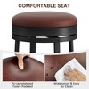 Nasitip Swivel Bar Stools Set of 4, 24" Counter Height Bar Stools with Footrest,for Dining Room, Coffee Shop - 4 of 4