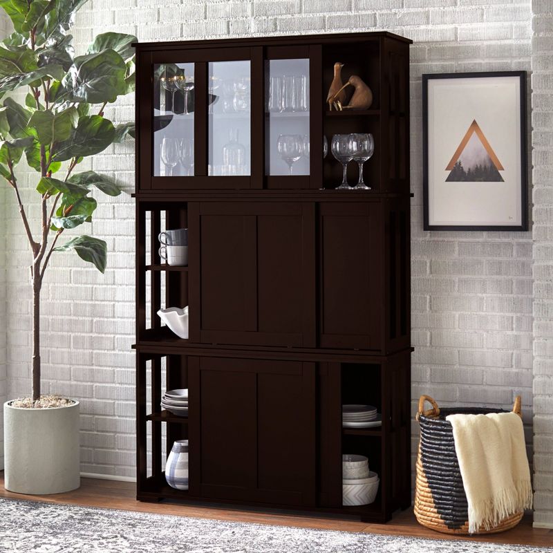 Pacific Stackable Cabinet with Sliding Doors - Buylateral, 6 of 10