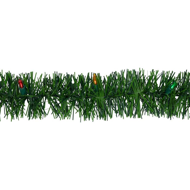 Northlight Pre-Lit LED Battery Operated Pine Artificial Christmas Garland - 18' - Multicolor Lights, 5 of 8