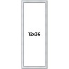 PosterPalooza | Panoramic Classic Silver Picture Frame - UV Acrylic, Foam Board Backing, Hanging Hardware - 2 of 4