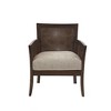 Sapphtopaz Accent Chair Cane Armchair Upholstery Arm Chair Lounge Chair Living Room Chair Comfy Chair for Living Room - 3 of 4
