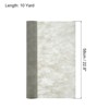 Unique Bargains Flower Wrapping Paper 30ft Floral Bouquet Waterproof Packaging Cotton for Wedding Party Gray - 2 of 4