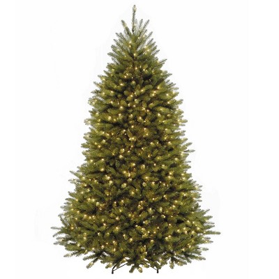 Prelit Dunhill Fir Artificial Christmas Tree Clear Lights - National Tree Company