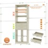 Aheaplus Closet Organizer with 2 Wooden Drawers, Walk-in Closet System with 5 Hang Rods & shelves - 3 of 4