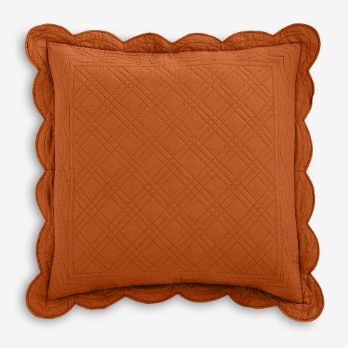 Burnt orange best sale euro sham