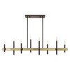 Livex Lighting Denmark 8 - Light Chandelier in  Bronze/Antique Brass - 3 of 4