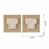 Tramull 13.8" 3- Wall Art Set – Architectural Wall Décor,Traditional Accent for Living Room,Dining Room,Bedroom,Entryway - 2 of 4