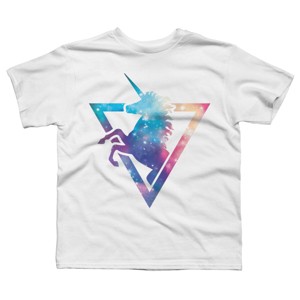 Boy's Design By Humans Galaxy Unicorn By Retkikosmos T-Shirt - 1 of 3
