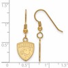 Black Bow Jewelry 14k Yellow Gold Plated Sterling Silver Florida Panthers NHL Dangle Earrings - 2 of 3