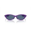 Tory Burch TY 7197U 193580 Womens Cat Eye Sunglasses Transparent Purple 53mm - 2 of 3