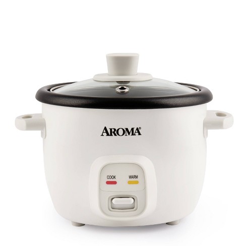 Aroma 4 Cup Pot Style Rice Cooker - White