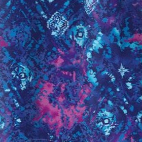 evening blue tie dye