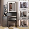 Small Size Left Drawer Desktop Vanity Table - 2 of 4
