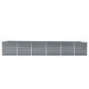 vidaXL Galvanized Iron Arched Gabion Basket, Decorative and Sound-Insulating Garden Barrier with Durable Construction and Wide Application, Silver - 3 of 4