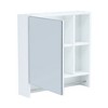 Bathroom Mirror Cabinet Wall Mounted,Medicine Cabinet,Over The Toilet Storage Cabinet with Shelves - 4 of 4