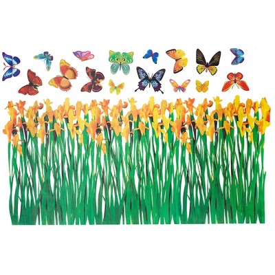 Slickblue Flying Butterflies Vinyl Wall Decals – Bring Your Walls to Life with Natural Beauty 23.6 x 35.9 inch