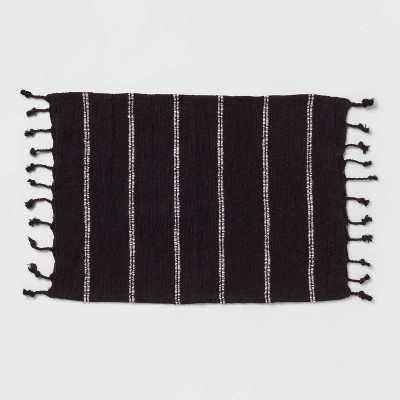 Cotton Striped Placemat Black - Threshold™