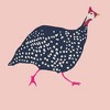Joules Guinea Fowl Blush Pink Wallpaper - 4 of 4