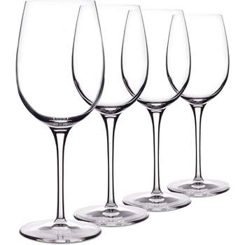 Luigi Bormioli Crescendo 20-Ounce Bordeaux Wine Glasses, 4-Piece, 20 oz.