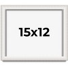 PosterPalooza | Shadow Box 1.5" Depth Silver Picture Frame - UV Acrylic, Backing Board, Hanging Hardware - 2 of 4