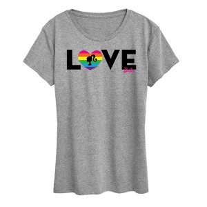 Women's - Barbie - Love Short Sleeve Graphic T-Shirt - 1 of 4